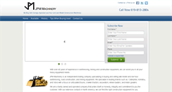 Desktop Screenshot of jpmmachinery.com